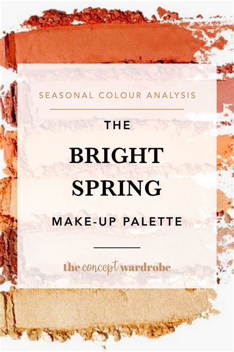 The Bright Spring Make Up Palette The Concept Wardrobe Spring