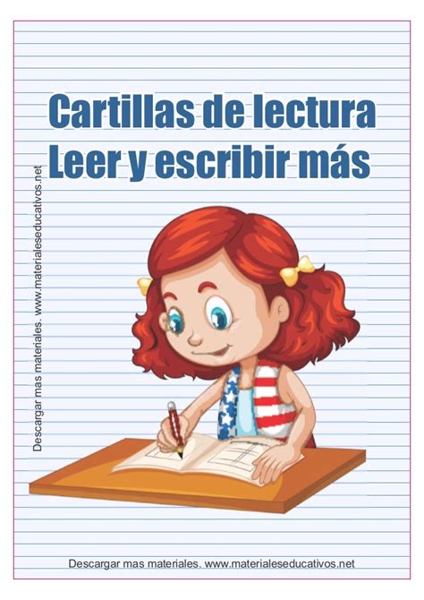 Cartillas De Lectura Leer Y Escribir Más Primer Grado Y Preescolar 840