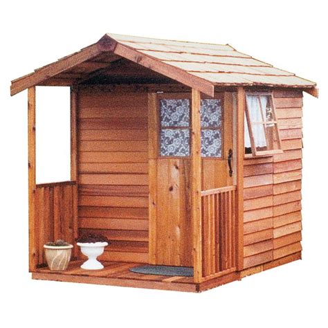 Cedarshed 6 Ft X 9 Ft Gardener S Delight Gable Cedar Wood Storage Shed