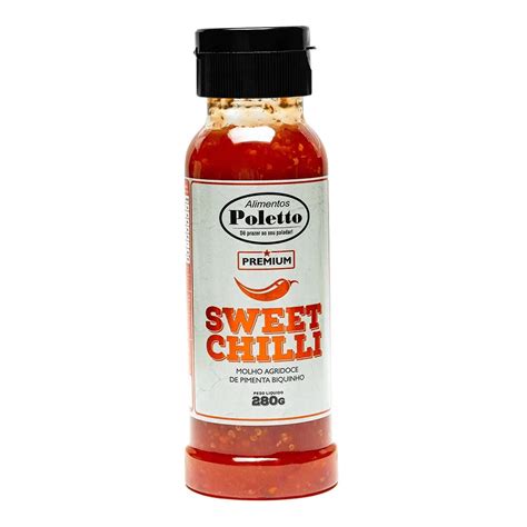 Molho Poletto Premium Sweet Chilli Agridoce De Pimenta Biquinho G