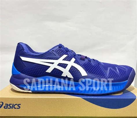 Jual Sepatu Tenis Asics Gel Resolution Men Dive Blue White Di