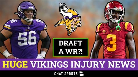 Major Vikings Injury News On Garrett Bradbury Dalvin Cook Rumors On