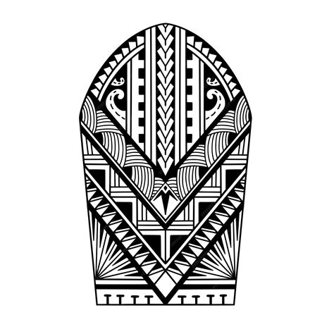 Premium Vector Wrap Around Arm Polynesian Tattoo Design Pattern Aboriginal Samoan Illustration