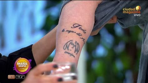 El Nuevo Tatuaje De Carmen Barbieri Que Se Hizo En Honor A Fede Bal En El Brazo Caras