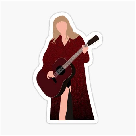 Taylor Swift The Eras Tour Night One All Too Well Outfit Sticker For