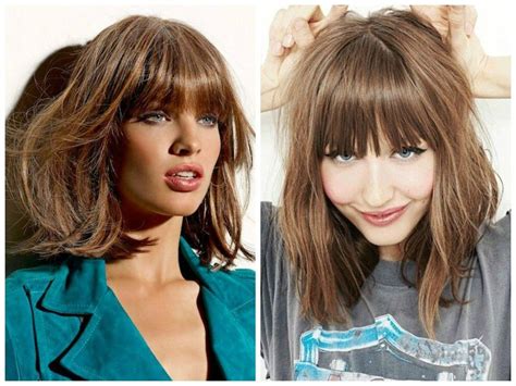 Lob Haircut With Bangs For Womens Lob Haircut Lob Haircut With