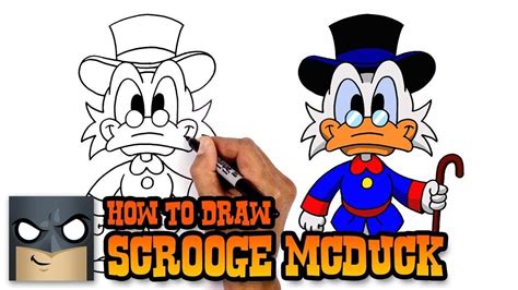 How To Draw Scrooge Mcduck Youtube