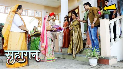 Suhaagan On Location Bindiya Aur Samay Pahoche Shaadi Ka Shagun Lekar