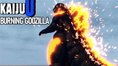 Kaiju Universe Burning Godzilla Remodel Cinematic Showcase ROBLOX