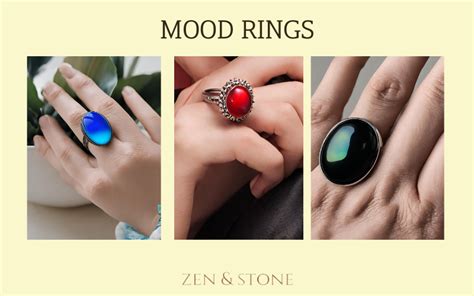 Mood Rings Color Meanings History And Uses Zen And Stone