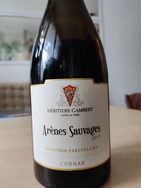 2018 Cave de Tain Cornas Héritiers Gambert Arènes Sauvages France