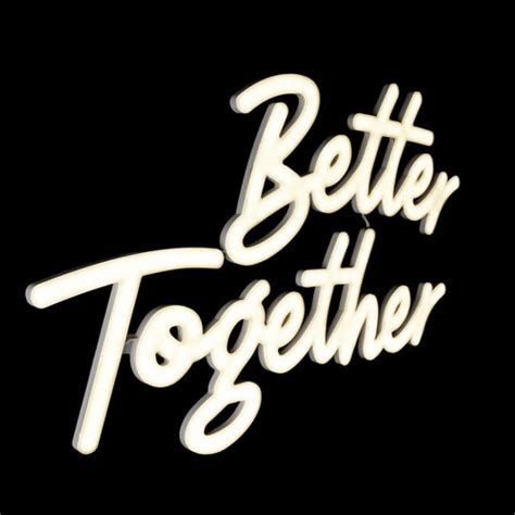 Napis Led Better Together Diana Wons