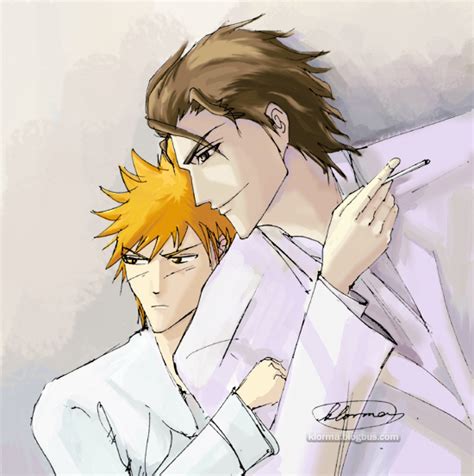 aizen X ichigo by klorma on DeviantArt