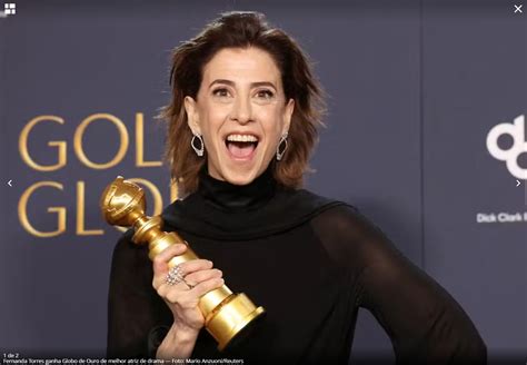 Fernanda Torres Ganha Globo De Ouro De Melhor Atriz E Dedica Pr Mio A