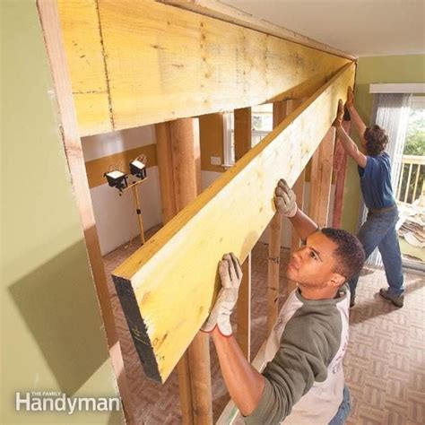 How To Install A Load Bearing Wall Beam