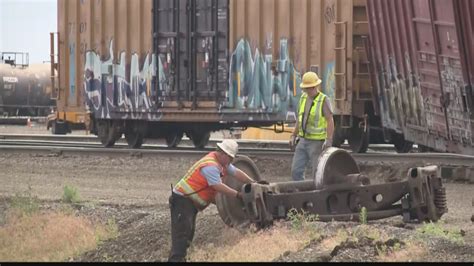 Third Union Pacific Train Derails In Just Over A Month At Same Spokane