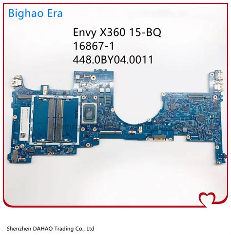 For Hp Envy X360 15 Bq Laptop Motherboard W Fx9800 Cpu Ddr4 16867 1