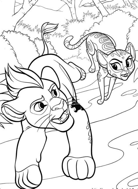 20 Printable The Lion Guard Coloring Pages