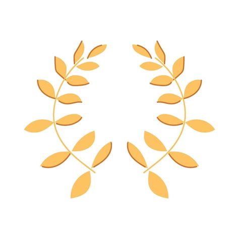 Prize Gold Laurel Cartoon Illustration 46344398 Vector Art At Vecteezy