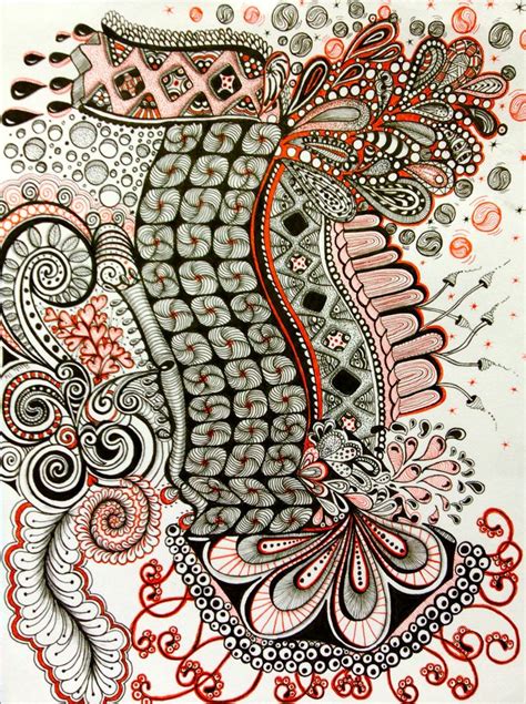 Another ZenTangle Zentangle Art Doodle