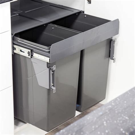 Ovela 40l Twin Pull Out Kitchen Rubbish Bin Ubicaciondepersonascdmx