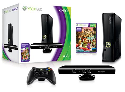 Ripley Consola De Videojuegos Microsoft Xbox 360 4gb Kinect 2 Juegos 2 Controles