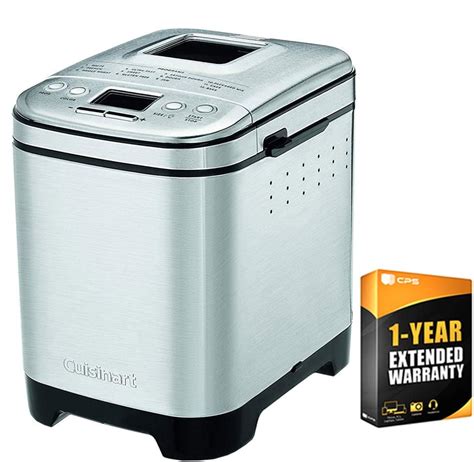 Cuisinart Cbk 110 Compact Automatic Bread Maker Silver 1 Yr Cps Enhanced