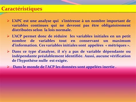 Analyse En Composantes Principales Acp Sous Spss Principal Component