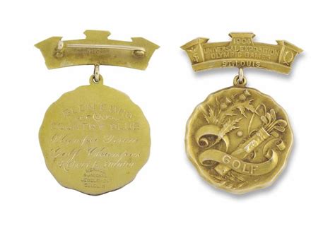 Olympic Gold Medal from 1904 St. Louis