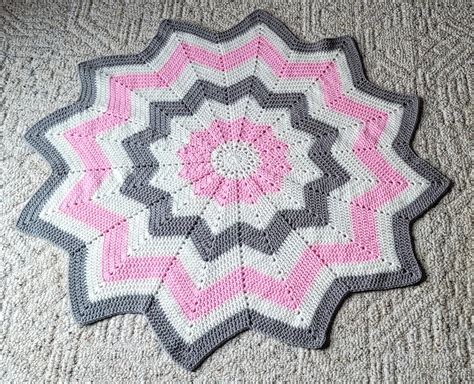 Point Star Baby Blanket Handmade Baby Blanket Crocheted Etsy