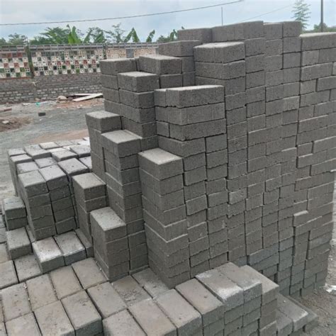 Jual Paving Block Conblock Ukuran X Press Hidrolik K Tebal Cm