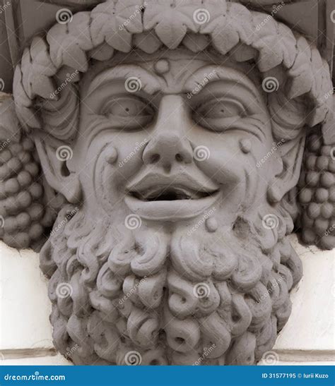 God Dionysus Greek Dyonys Dionysus Lat Bacchus Stock Image