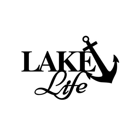 Lake Life Car Sticker Decal – Decalfly