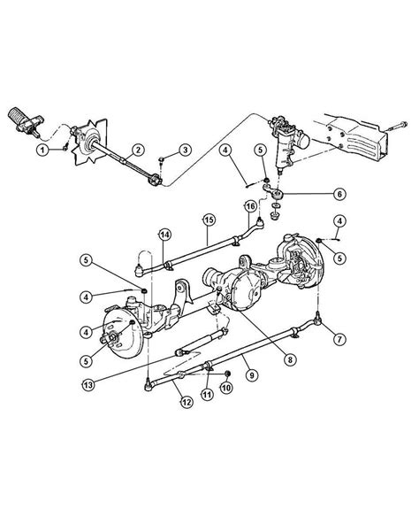 Exploring The Tie Rod Diagram For A 2004 Jeep Grand Cherokee