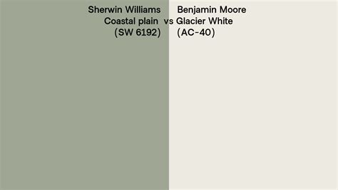 Sherwin Williams Coastal Plain Sw 6192 Vs Benjamin Moore Glacier