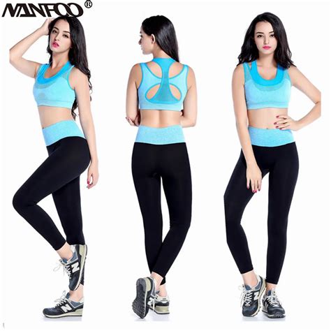 Women Sport Set Fitness Gym Running Set Yoga Bra Pants Set Quick Drying