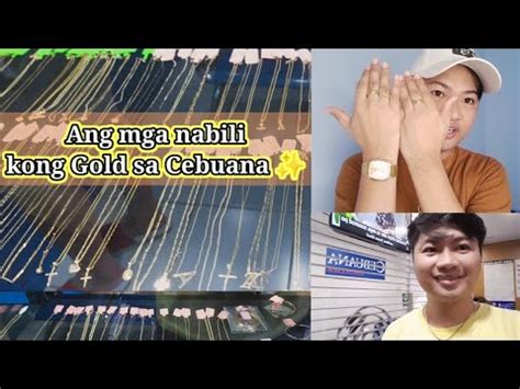 Ang Mga Nabili Kong Gold Cebuana Goldcollection Investment Subasta