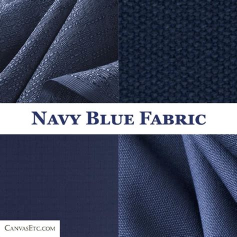 Navy Blue Fabric | One Of The Most Popular Fabric Colors | Canvas Etc.