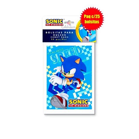 Bolsa Sonic Granmark Ddulce Dulces Para Fiestas