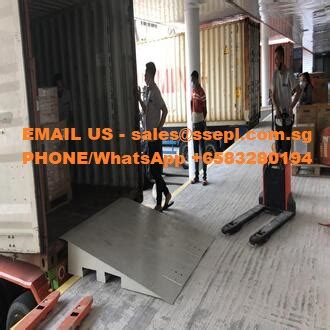 Heavy Duty Metal Container Ramp Singapore Specialized Engineering Pte Ltd