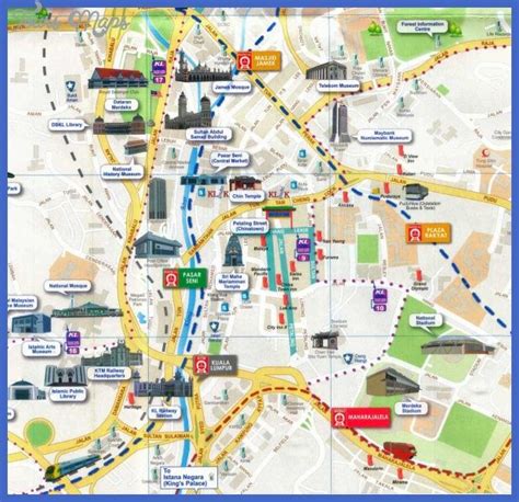 Cool Malaysia Map Tourist Attractions Kuala Lumpur Map Kuala Lumpur