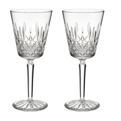 Waterford Lismore Tall Goblet Pair Crystal Classics