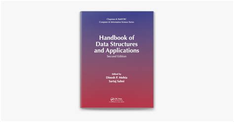 ‎handbook Of Data Structures And Applications Của Dinesh P Mehta And Sartaj Sahni Sách Điện Tử