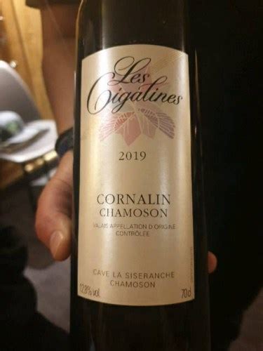 Cave La Siseranche Les Cigalines Cornalin De Chamoson Vivino Australia