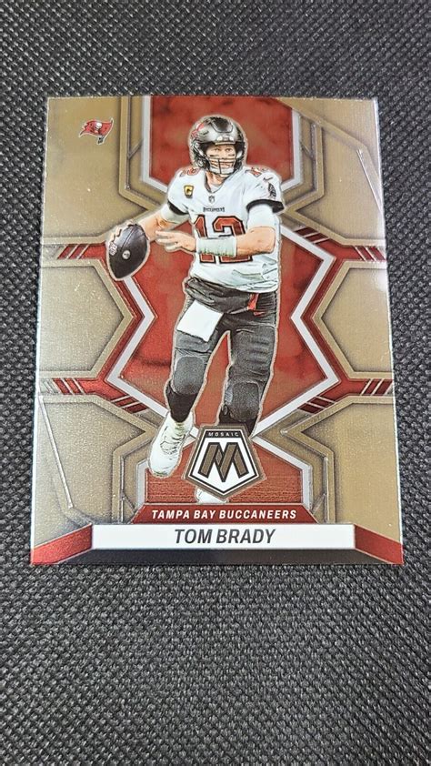 Tom Brady Panini Mosiac Football Base Card Ebay