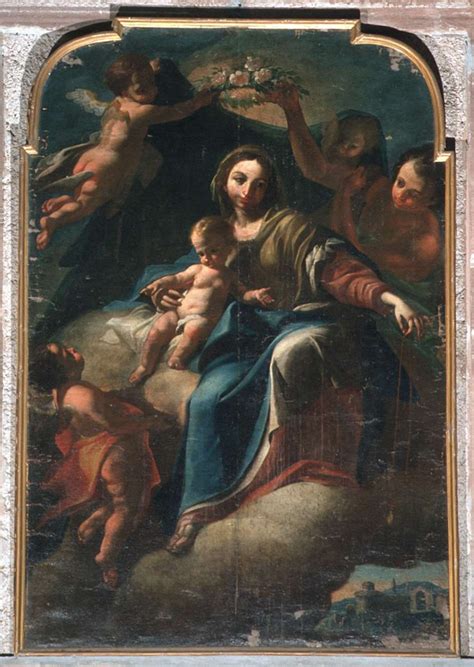 Ambito Lombardo Veneto Sec Xviii Madonna Del Rosario