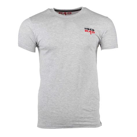 Tee Shirt Manches Courtes Col Rond Logo Brodé Homme Rg512 à Prix
