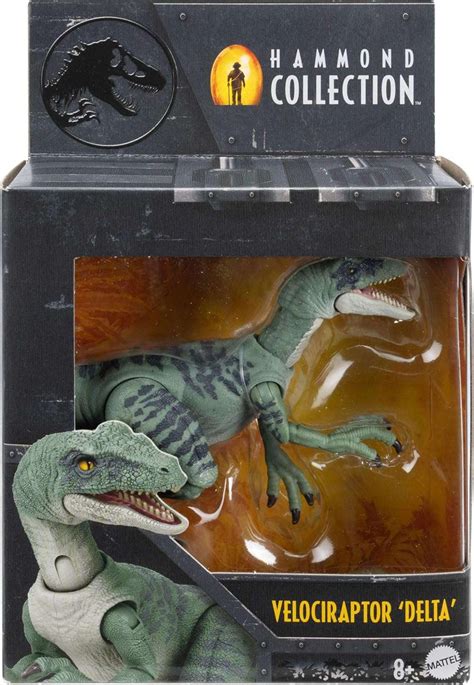 Jurassic World Hammond Collection Velociraptor Delta Action Figure