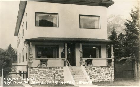 Historical photos photographs of Banff Alberta