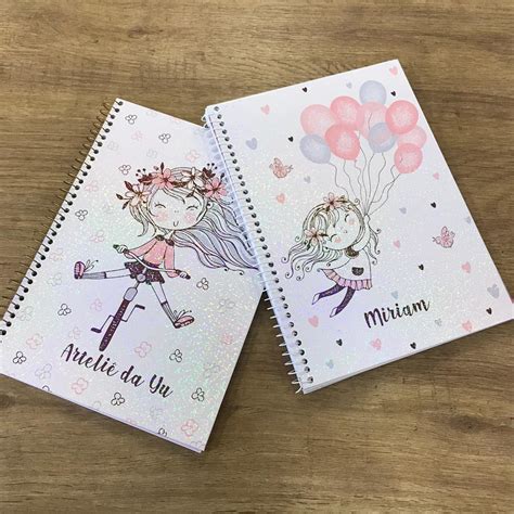 Caderno Brochura E Espiral Personalizado Capa Dura Folhas